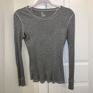 Ribbed long sleeve